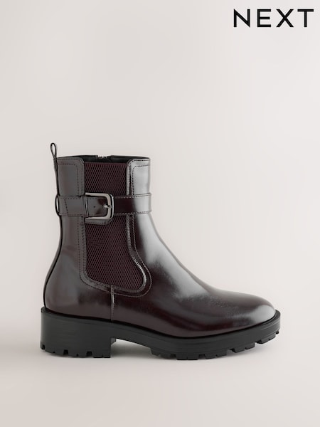 Burgundy Red - Chelsea Boots
