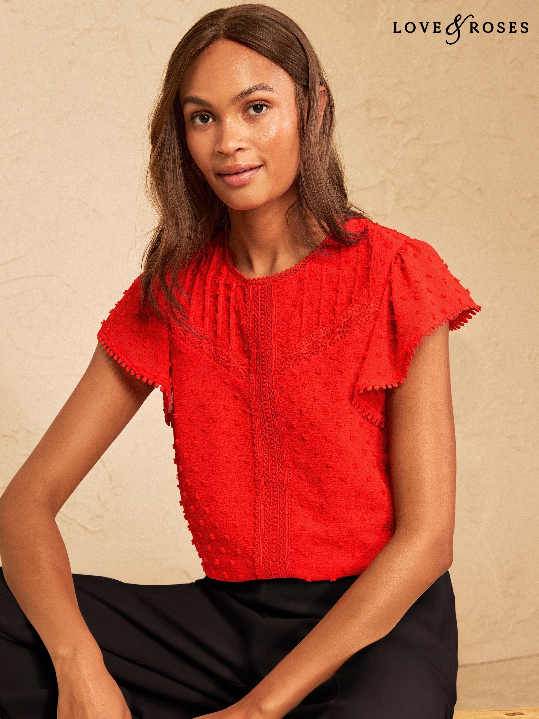 トップス aaa89 Women's Orange Tops | Wrap & Ruffle Tops | Next USA