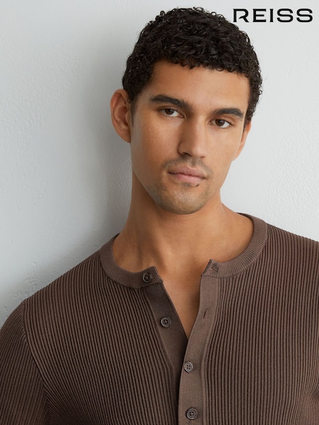 Chocolate Brown - Regular Reiss Declan Jumper