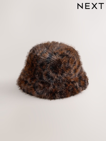 Leopard - Fur Bucket Hat