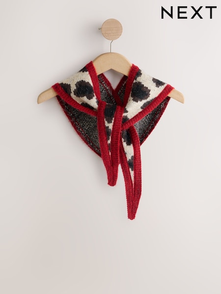 Animal Jacquard - Heavyweight Triangle Scarf