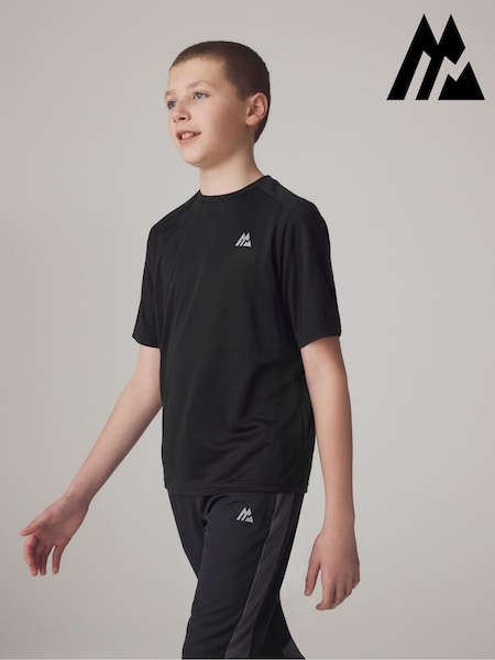Negro - Montirex Junior Delta T-shirt