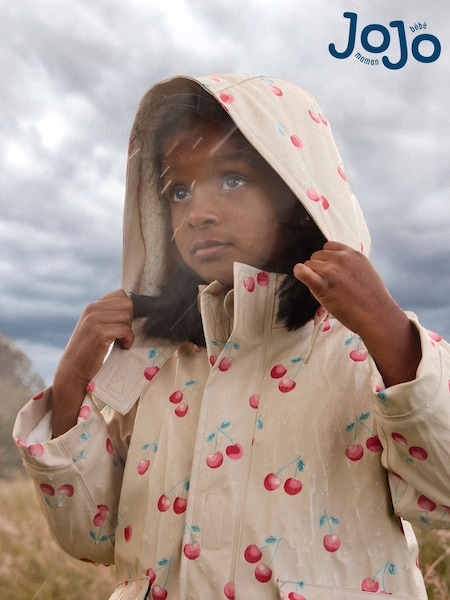 Stone Cherry - Jojo Maman Bébé Waterproof Cosy Lined Fisherman Jacket