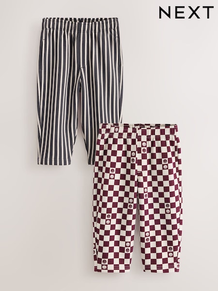 Multi - Wide Printed Joggers Pack (3mths-7yrs)
