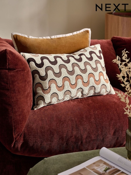 Gupitin ang Velvet Wiggle Cushion