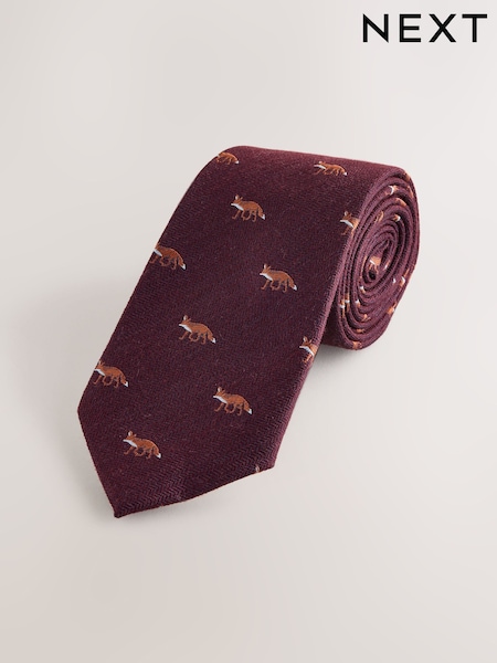 Red Fox - Regular Design Tie