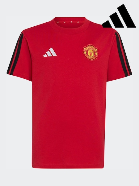 Röd - Adidas Manchester United Kids T-shirt