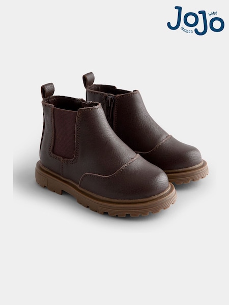 Dark Brown - Jojo Maman Bébé Chelsea Boots