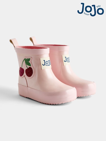 Pink Cherry - Jojo Maman Bébé Ankle Wellies