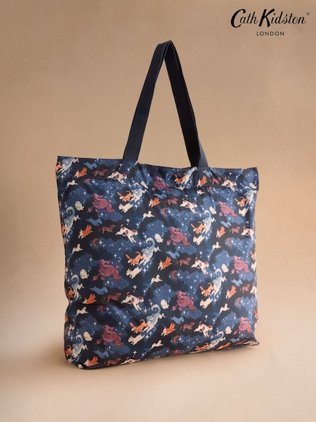 Темно-синие со звездным принтом собак - Cath Kidston Большая складная сумка Totes