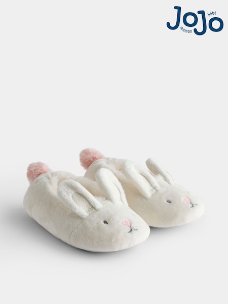 Cream Bunny - Jojo Maman Bébé Ballet Slippers