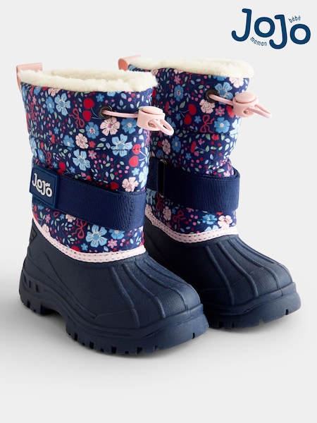 Blue Floral - Jojo Maman Bébé Alpine Snow Boots