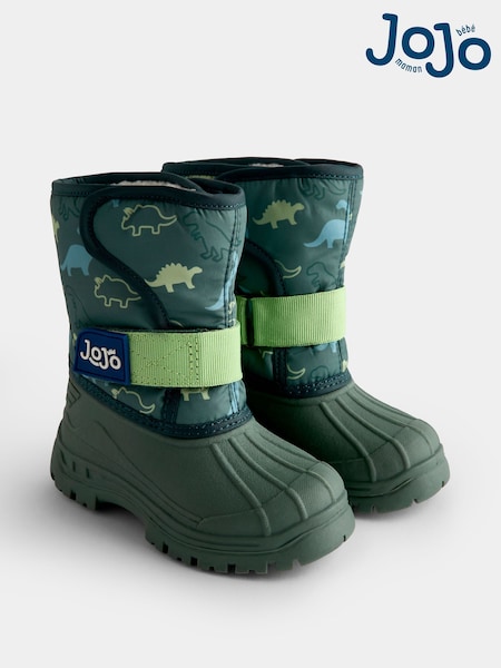 Green Dinosaur - Jojo Maman Bébé Alpine Snow Boot