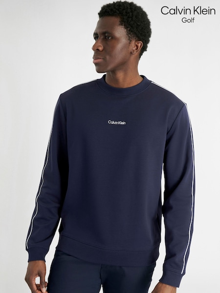 Plavo - Regular Calvin Klein Golf Atmos Oversized Sweater