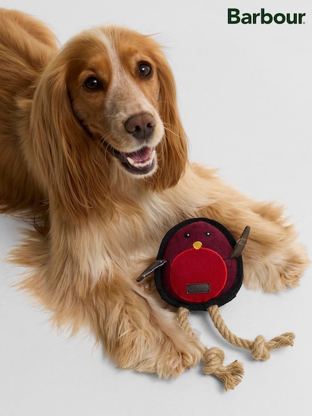 Barbour® Dog Christmas Robin Toy