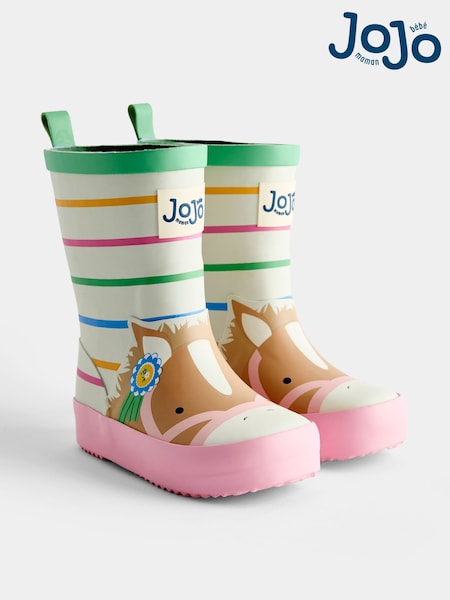 Pink Horse - Jojo Maman Bébé Wellies