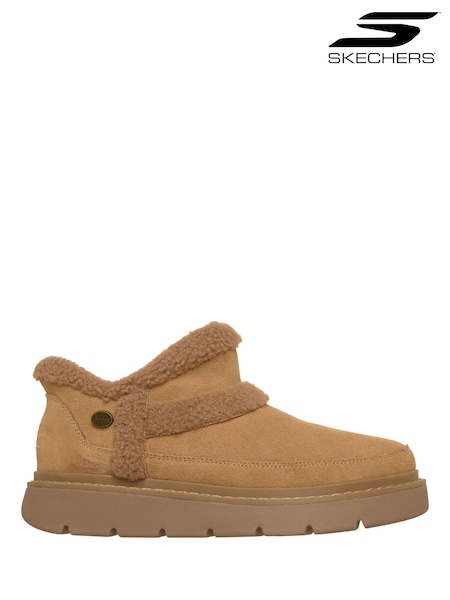 Brūna krāsa - Skechers Keepsakes Lite ziemas Snug zābaki