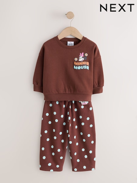 Braun - Minnie Mouse Sweatshirt And Barrel Trousers Set (6mths-7yrs)
