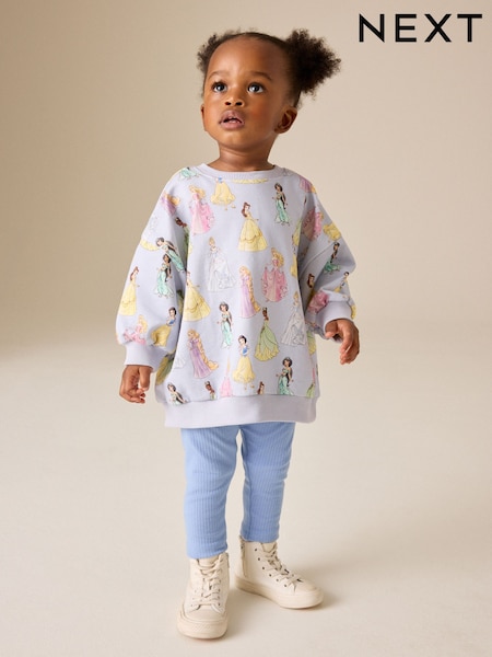 Blue Princess - Disney Princess Sweatshirt And Leggings Set (6mths-7yrs)
