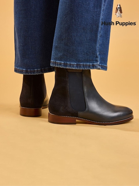 Blue - Hush Puppies Colette Boots