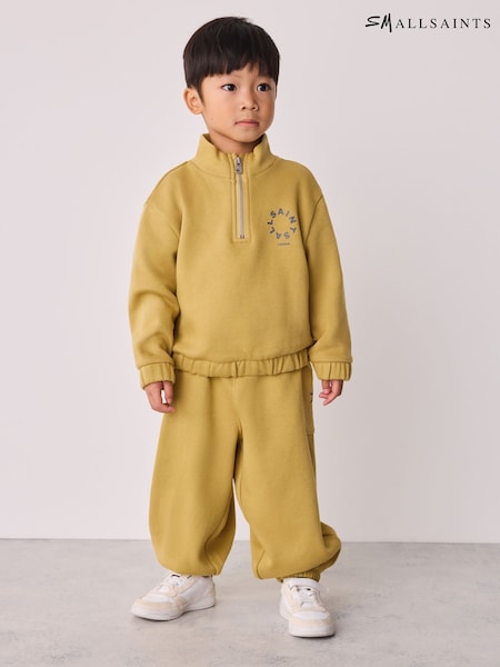Yellow - Smallsaints Tierra Funnel Neck Sweater And Joggers Set