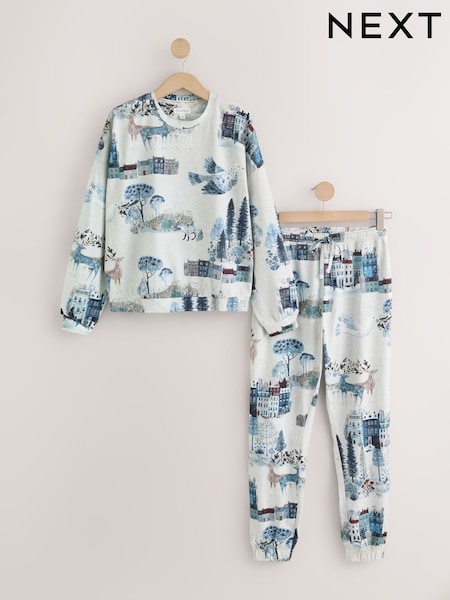 Oatmeal Scene - Long Sleeve Pyjamas