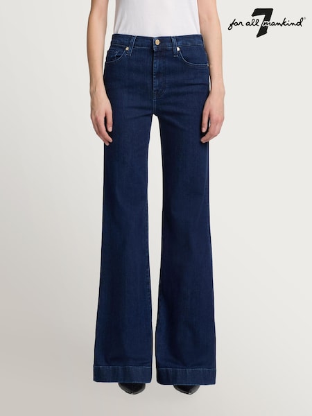 Azul - 7 For All Mankind Modern Dojo Wide Leg Jeans