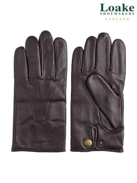 Brown - Regular Loake Leather Gloves