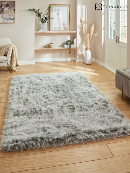 Think Rugs Polar Plush Plain Shaggy Rug