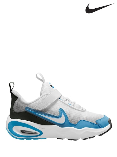 Hvit/Nåværende blå - Nike Junior Air Max Nova-sko
