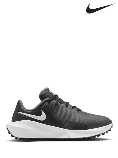 Black/White - Nike Infinity G Junior 24 Golf Trainers