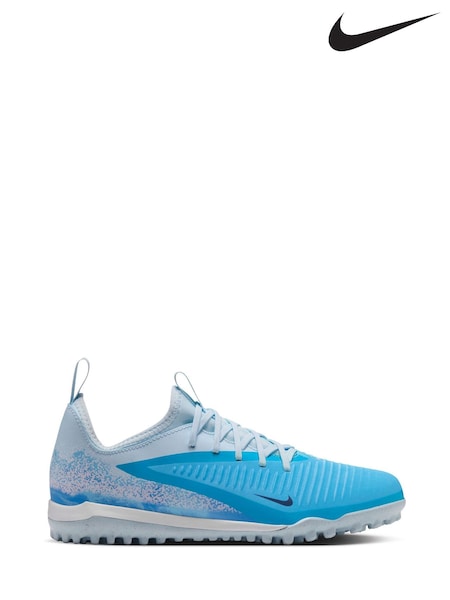 Blue - Nike Jr. Phantom 6 Low Academy Erling Haaland Turf Football Boots