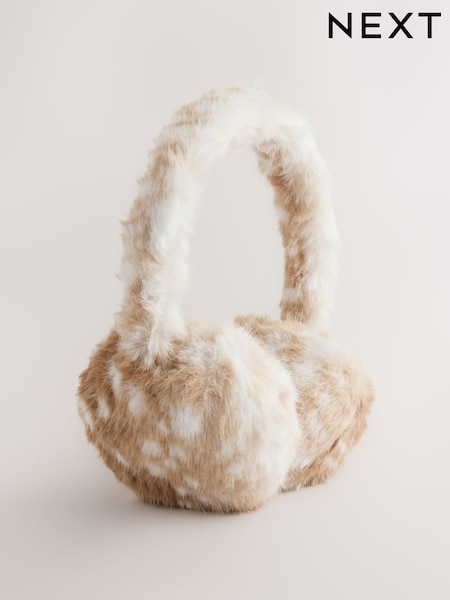 Brown Deer Pattern - Earmuff
