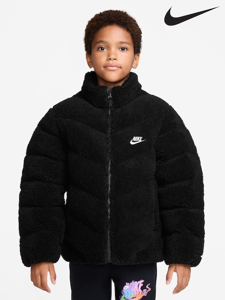 Black - Nike Sportswear Therma-fit Loose Puffer Jacket