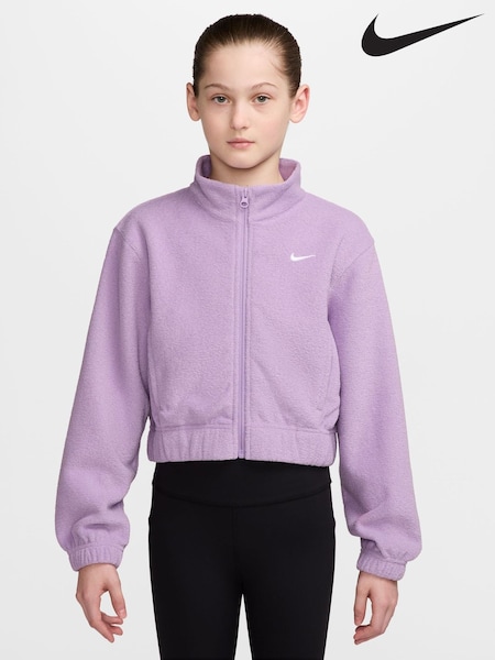 Фиолетовый - Nike Pro Therma-fit Fleece Full Zip Jacket