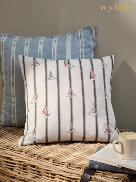 Wylder Abersoch Regatta Feather Filled Cushion