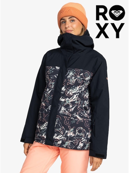 Roxy Black Waterproof Thermal Galaxy Print Ski Jacket (Y69862) | R$ 1,680