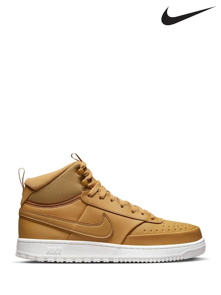 Yellow - Regular Nike Court Vision Mid Winterized Trainers