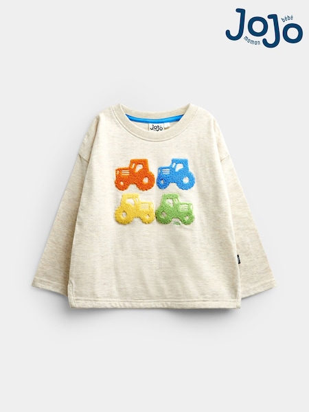 Natural Tractor - Jojo Maman Bébé Appliqué Top