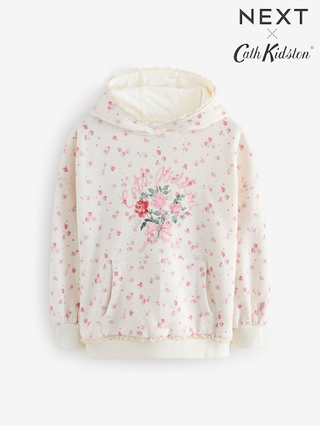 Cath Kidston Cream Ditsy - Hoodie (1.5-10yrs)