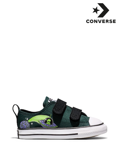 Green - Converse Chuck Taylor All Star Alien Ufo Low Top Trainers