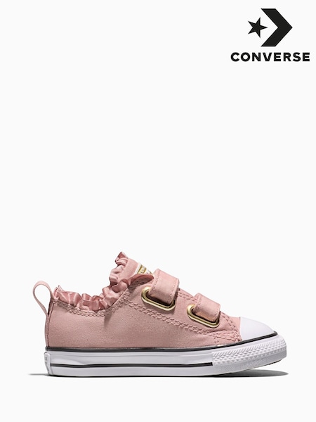 Pink - Converse Chuck Taylor All Star Ruffles Low Trainers