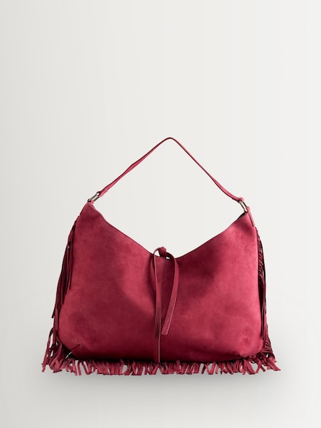 Red - Free People Finn Fringe Shoulder Bag
