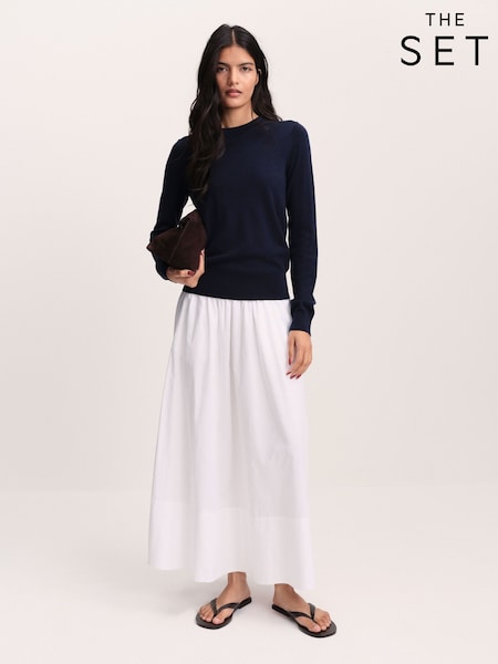 White - The Set Maxi Skirt