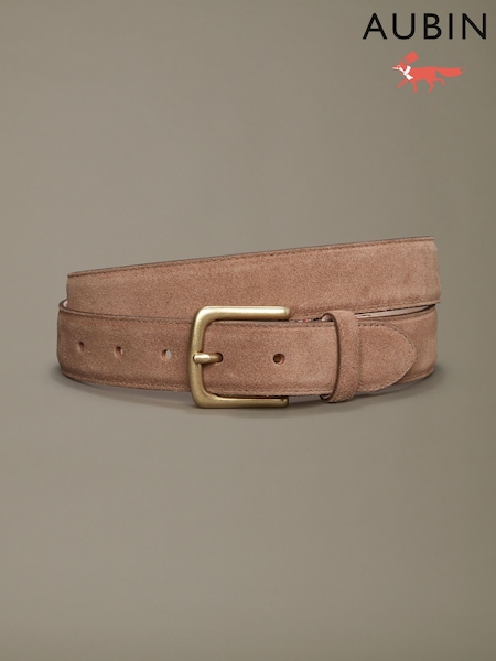 Cream - Regular Aubin Wren Suede Belt