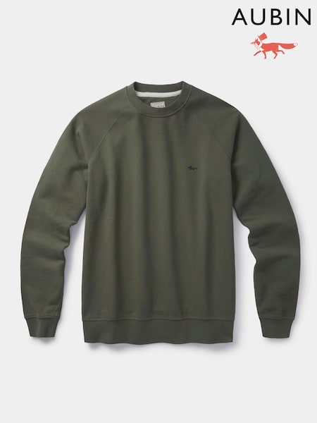 Green - Regular Aubin Ash Crew Neck Jumper