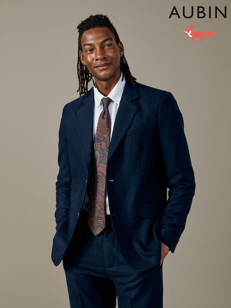 Көк - Regular Aubin Rowley Suit Blazer