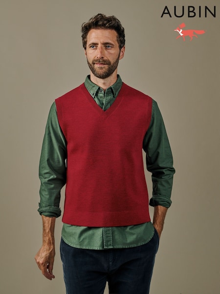 ក្រហម - Regular Aubin Red Gadwell Formal Tank Top
