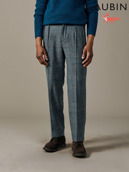 Blau - Regular Aubin Northfield Relaxed Fit Trousers