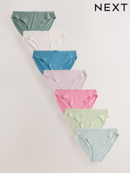 Green/Pink - 100% Cotton Knickers